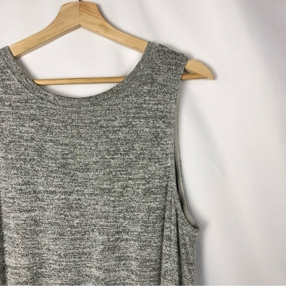 Aritzia Wilfred Free Heather Gray Izabel Jersey Knit Romper M - Picture 4 of 5